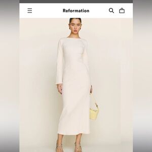 Reformation Delphina Knit Dress